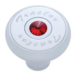 UP23515-"Tractor" Deluxe Air Valve Knob - Red Crystal