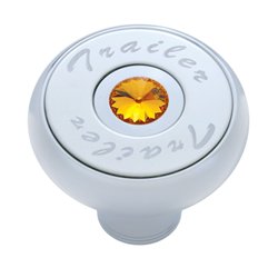 UP23516-"Trailer" Deluxe Air Valve Knob - Amber Crystal