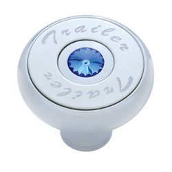UP23517-"Trailer" Deluxe Air Valve Knob - Blue Crystal