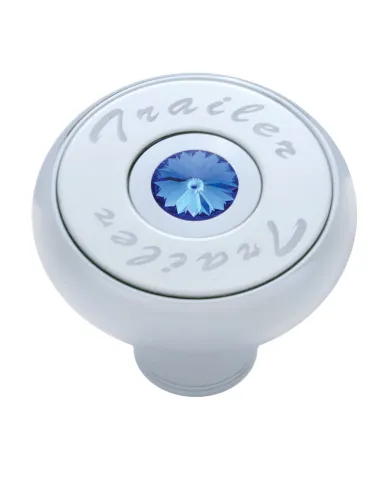 UP23517-"Trailer" Deluxe Air Valve Knob - Blue Crystal