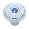 UP23517-"Trailer" Deluxe Air Valve Knob - Blue Crystal