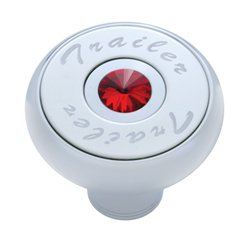 UP23521-"Trailer" Deluxe Air Valve Knob - Red Crystal