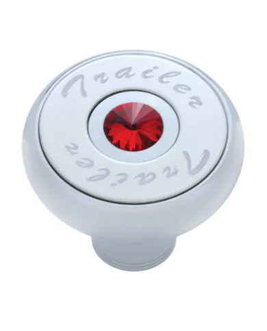 UP23521-"Trailer" Deluxe Air Valve Knob - Red Crystal