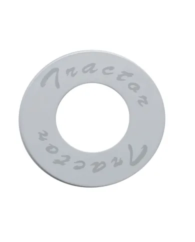 UP23522-"Tractor" Stainless Deluxe Air Valve Knob Plaque Only