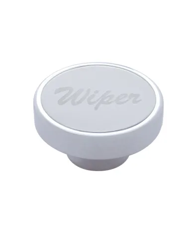 UP23534-"Wiper" Dash Knob With Stainless Plaque
