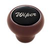 UP23554-"Wiper" Wood Deluxe Dash Knob - Black Glossy Sticker