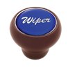 UP23555-"Wiper" Wood Deluxe Dash Knob - Blue Glossy Sticker