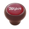 UP23558-"Wiper" Wood Deluxe Dash Knob - Red Glossy Sticker