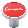 UP23027-"Emergency" Air Valve Knob - Red Aluminum Sticker