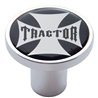 UP23654-"Tractor" Air Valve Knob - Black Maltese Cross Sticker