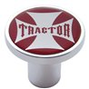 UP23658-"Tractor" Air Valve Knob - Red Maltese Cross Sticker