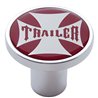 UP23664-"Trailer" Air Valve Knob - Red Maltese Cross Sticker