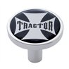 UP23669-"Tractor" Long Air Valve Knob - Black Maltese Cross Sticker