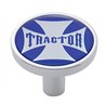 UP23670-"Tractor" Long Air Valve Knob - Blue Maltese Cross Sticker