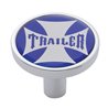 UP23676-"Trailer" Long Air Valve Knob - Blue Maltese Cross Sticker