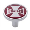 UP23679-"Trailer" Long Air Valve Knob - Red Maltese Cross Sticker