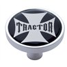 UP23681-"Tractor" Short Air Valve Knob - Black Maltese Cross Sticker