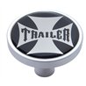 UP23687-"Trailer" Short Air Valve Knob - Black Maltese Cross Sticker