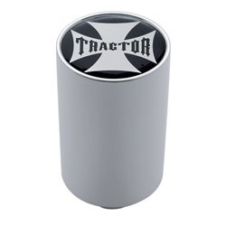 UP23712-"Tractor" 3" Air Valve Knob - Black Maltese Cross Sticker