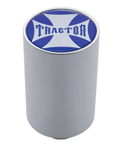 UP23713-"Tractor" 3" Air Valve Knob - Blue Maltese Cross Sticker