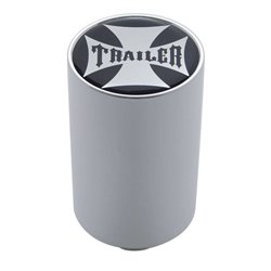 UP23718-"Trailer" 3" Air Valve Knob - Black Maltese Cross Sticker