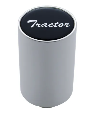 UP23724-"Tractor" 3" Air Valve Knob - Black Glossy Sticker