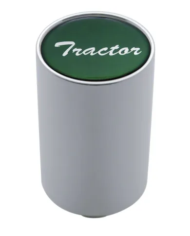 UP23726-"Tractor" 3" Air Valve Knob - Green Glossy Sticker