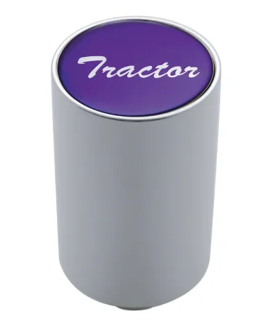 UP23727-"Tractor" 3" Air Valve Knob - Purple Glossy Sticker