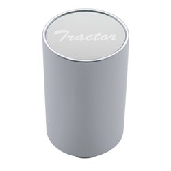 UP23729-"Tractor" 3" Air Valve Knob - Silver Glossy Sticker
