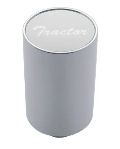 UP23729-"Tractor" 3" Air Valve Knob - Silver Glossy Sticker