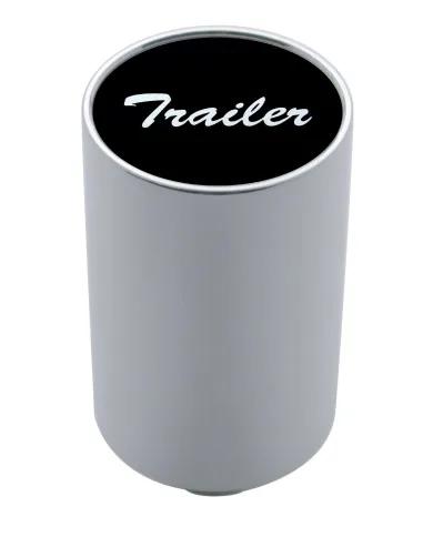 UP23730-"Trailer" 3" Air Valve Knob - Black Glossy Sticker