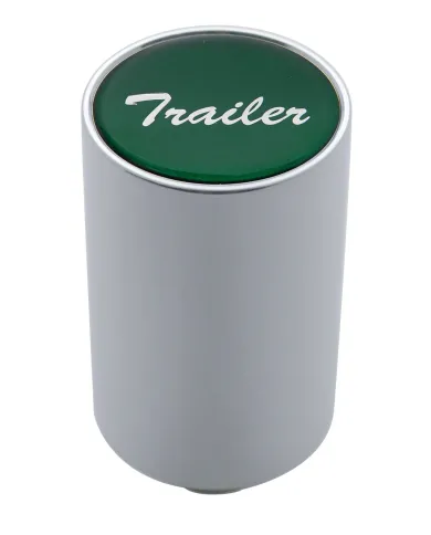 UP23732-"Trailer" 3" Air Valve Knob - Green Glossy Sticker