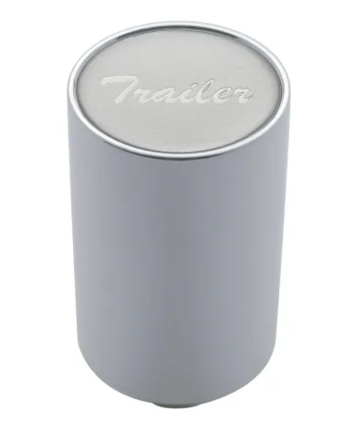 UP23735-"Trailer" 3" Air Valve Knob - Silver Glossy Sticker