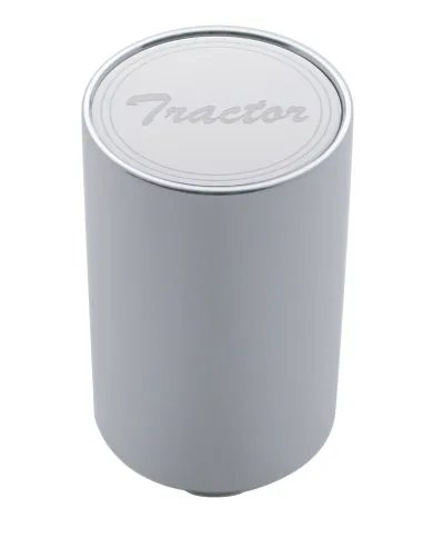 UP23760-"Tractor" 3" Air Valve Knob - Stainless Plaque With Cursive Script