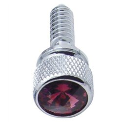 UP23805-1/4"-20 Knurled Head Dash Screw For Peterbilt - Purple Crystal (14-Pack)