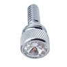 UP23807-1/4"-20 Knurled Head Dash Screw For Peterbilt - Clear Crystal (14-Pack)