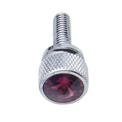 UP23811-3/4" Short M6-1.0 Dash Screw For Kenworth - Purple Crystal (12-Pack)
