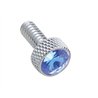 UP23832-Small Dash Screw With Blue Crystal For Peterbilt (2-Pack)