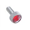 UP23836-Small Dash Screw With Red Crystal For Peterbilt (2-Pack)