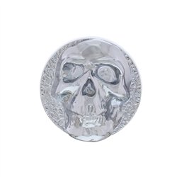 UP23197-Chrome Skull Dash Knob