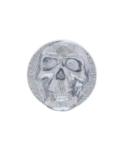UP23197-Chrome Skull Dash Knob