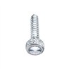 UP23840-Chrome Short Dash Screw For Freightliner With Clear Crystal (2-Pack)