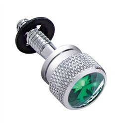 UP23850-Dash Screw With Green Crystal For Peterbilt (2001-2005)(6-Pack)