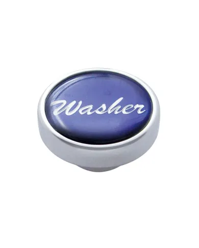 UP23209-"Washer" Dash Knob - Blue Glossy Sticker