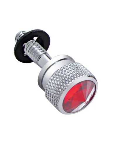 UP23852B-Dash Screw With Red Crystal For Peterbilt (2001-2005)(Bulk)