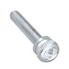 UP23867-M5-0.8 Dash Screw With Color Crystal For Kenworth - Clear Crystal (6-Pack)