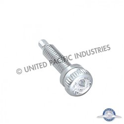 UP23874-Short Dash Screw With Clear Crystal For Navistar International (6-Pack)