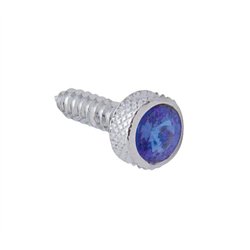 UP23881-Upper Dash Screw For Kenworth - Blue Crystal (6-Pack)
