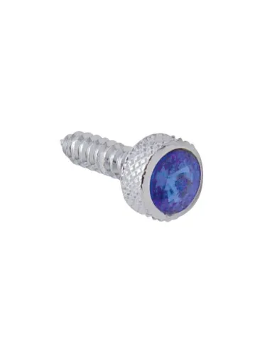 UP23881-Upper Dash Screw For Kenworth - Blue Crystal (6-Pack)