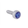 UP23881-Upper Dash Screw For Kenworth - Blue Crystal (6-Pack)